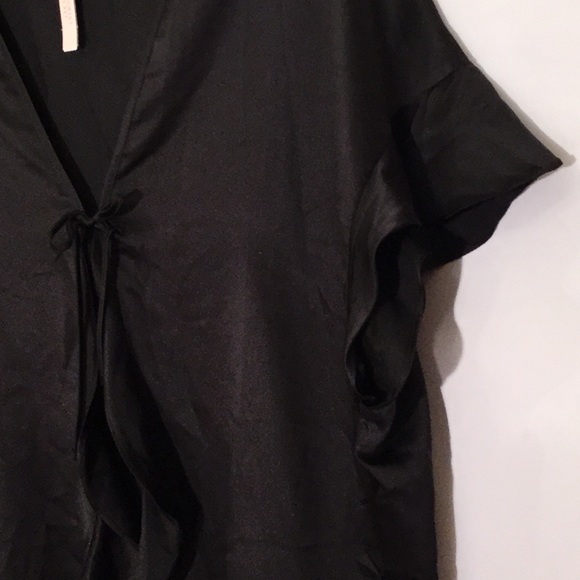 Victoria Secret black robe/swim suit cover up OS - Picture 3 of 7